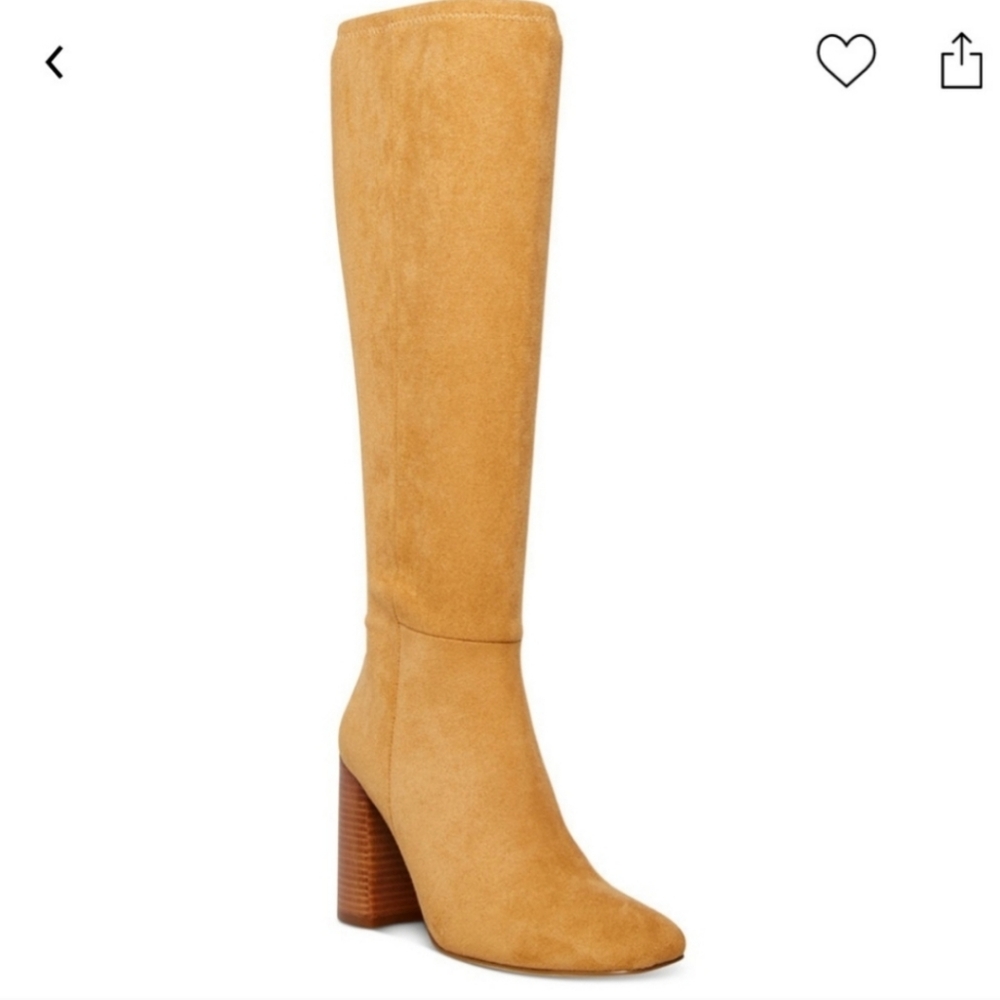 MADDEN GIRL WINDSLOW BLOCK HEEL STRETCH BOOTS SIZE 7.5